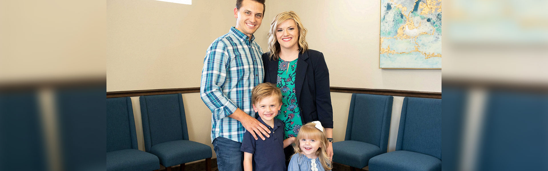 Dr. Maegan Elam with her family